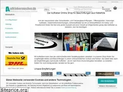 Sites similar to aufklebermachershop.de
