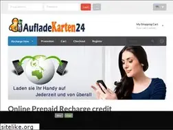 Sites similar to aufladekarten24.de