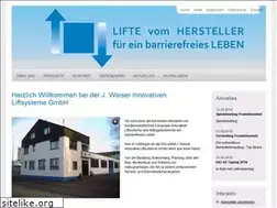 Sites similar to aufzuege-weiser.de
