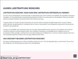 Sites similar to augen-lidstraffung-muenchen.de