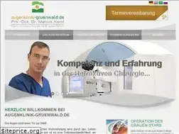 Sites similar to augenklinik-gruenwald.de