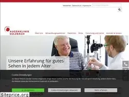 Sites similar to augenklinik-sulzbach.de