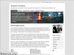 Sites similar to augustocampos.net