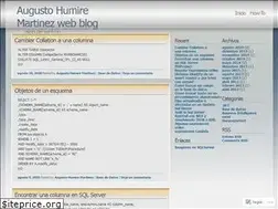 Sites similar to augustohumire.wordpress.com