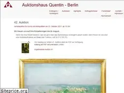 Sites similar to auktionshausquentin.de