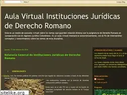Sites similar to aulavirtualderechoromano.blogspot.com