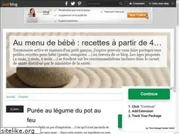 Sites similar to aumenudebebe.over-blog.com