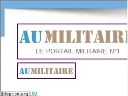 Sites similar to aumilitaire.com
