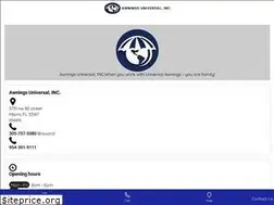 Sites similar to auniversalawnings.com
