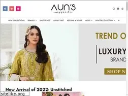 Sites similar to aunsapparel.com