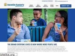 Sites similar to auntieannesfranchising.com