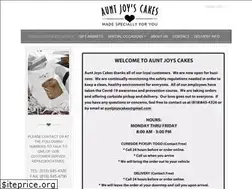 Sites similar to auntjoyscakes.com