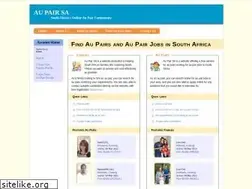 Sites similar to aupairsa.co.za