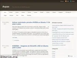 Sites similar to aupax.wordpress.com