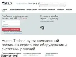Sites similar to aurora-tech.ru