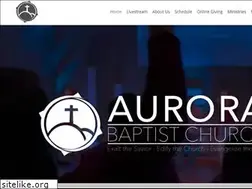 Sites similar to aurorabaptistchurch.com