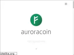 Sites similar to auroracoin.is
