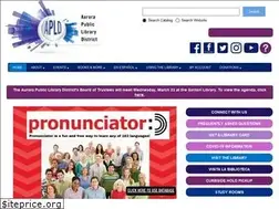 Sites similar to aurorapubliclibrary.org