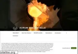 Sites similar to aurum-edelmetalle.de