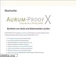 Sites similar to aurum-proofx.de