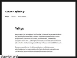 Sites similar to aurumcapital.fi