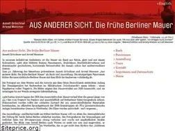 Sites similar to aus-anderer-sicht.de