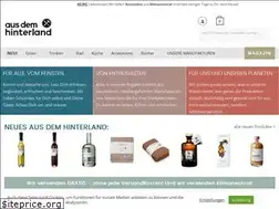 Sites similar to aus-dem-hinterland.de