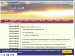 Sites similar to aus-liebe-zu-gott.de