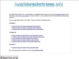 Sites similar to ausbildungsbeitraege.info