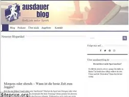 Sites similar to ausdauerblog.de