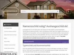 Sites similar to aushangeschild.de