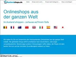 Sites similar to auslandshops.de