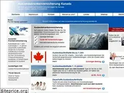 Sites similar to auslandskrankenversicherung-kanada.de