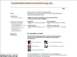 Sites similar to auslandskrankenversicherung.ws