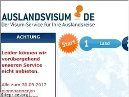 Sites similar to auslandsvisum.de