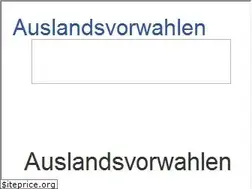 Sites similar to auslandsvorwahlen.net