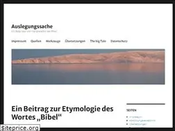 Sites similar to auslegungssache.at