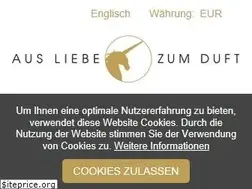 Sites similar to ausliebezumduft.de