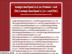 Sites similar to auslogics-boostspeed-premium-8.blogspot.com