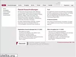 Sites similar to ausschreibungen.geo.net