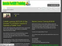Sites similar to aussieforklifttraining.com.au