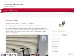 Sites similar to aussieonabrompton.com