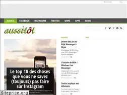 Sites similar to aussitot.fr
