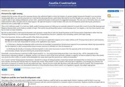 Sites similar to austincontrarian.com