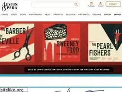 Sites similar to austinopera.org