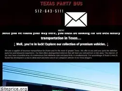 Sites similar to austintxpartybus.com