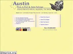 Sites similar to austinusedautoparts.com