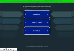 Sites similar to austinwineandmusicfestival.com