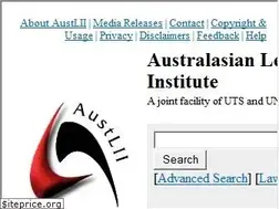Sites similar to austlii.edu.au