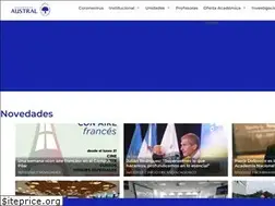 Sites similar to austral.edu.ar